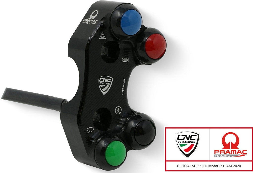 CNC Racing シーエヌシーレーシング 【PRAMAC RACING】右ハンドルスイッチ 純正/RCS BREMBO ブレーキマスターシリンダー用 HYPERMOTARD 950 SP MONSTER 1200 S 821 MULTISTRADA SCRAMBLER 1100 800 Cafe Racer Full Throttle Icon SUPERBIKE 955 Panigale V2 SUPERSPORT 936 44,717円