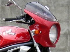CHIC DESIGN シックデザイン ロードコメット バリオス KAWASAKI カワサキ ビキニカウル カウル関連 外装 スクリーンカラー：スモーク / カラー：パールティールグリーン｜ウェビック　店