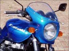CHIC DESIGN シックデザイン ロードコメット ZR-7/S KAWASAKI カワサキ ビキニカウル カウル関連 外装 スクリーンカラー：スモーク / カラー：ギャラクシーシルバー