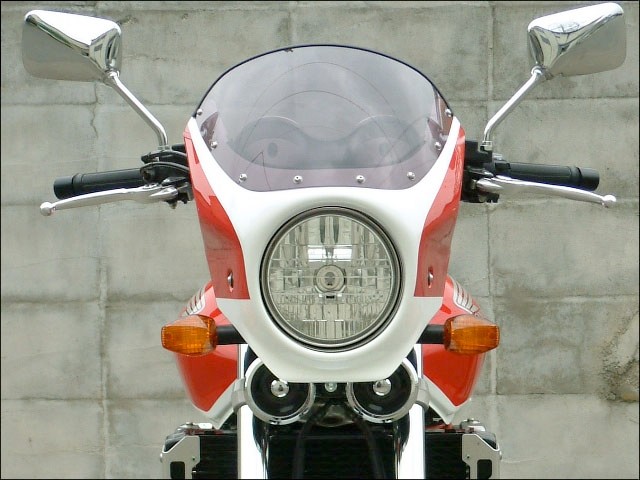 CHIC DESIGN シックデザイン ロードコメット CB1300スーパーフォア HONDA ホンダ ビキニカウル カウル関連 外装 スクリーンカラー：クリア / カラー：未塗装 (サフェーサー仕上げ)