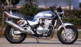 techserfu テックサーフ [ALL TITANIUM Exhaust TYPE-2] オールチタニウムエキゾーストマフラー タイプ-2 CB1300SF -02 HONDA ホンダ フルエキゾーストマフラー マフラー エキゾースト表面仕上げ：研磨 / サイレンサー構造素材：ステンレス｜ウェビック　店