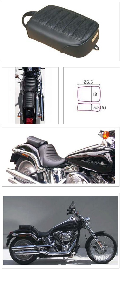 K＆H ケイアンドエイチ ピリオンパッド タック FXSTD SOFTAIL DEUCE [ソフテイルデュース] HARLEY-DAVIDSON ハーレーダビッドソン シート シート関連 外装