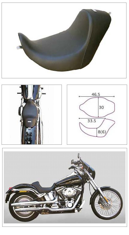 K＆H ケイアンドエイチ ソロシート2 プレーン FXSTD SOFTAIL DEUCE [ソフテイルデュース] HARLEY-DAVIDSON ハーレーダビッドソン シート シート関連 外装 43,615円