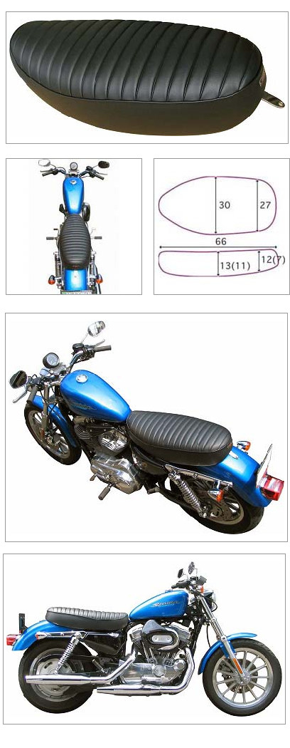 K＆H ケイアンドエイチ スポーツダブル Aタック SPORTSTER [スポーツスター] HARLEY-DAVIDSON ハーレーダビッドソン シート シート関連 外装
