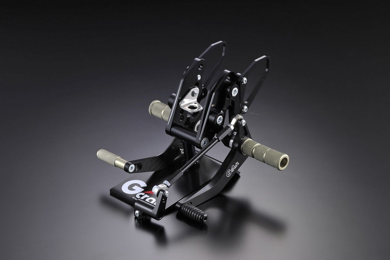 G-Craft ジークラフト 3Pバックステップタイプ2ドラムブラック仕様 ゴリラ モンキー HONDA ホンダ バックステップ ステップ 足回り｜ウェビック　店