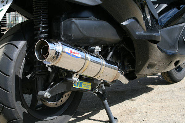 RPM アールピーエム 80D-RAPTORフルエキゾーストマフラー DNA180 RUNNER VXR200 4T PIAGGIO ピアジオ GILERA ジレラ フルエキゾーストマフラー マフラー｜ウェビック　店