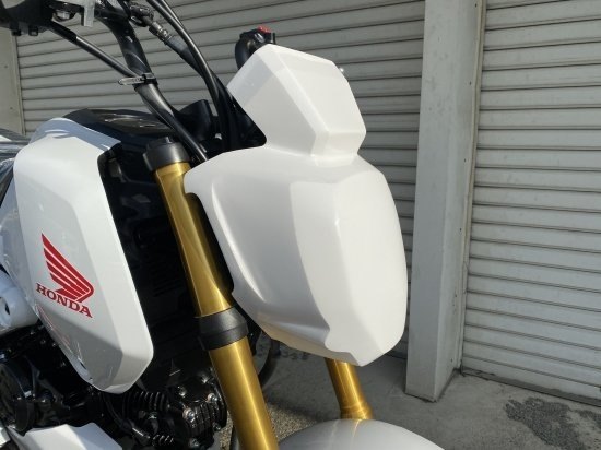 M-DESIGN エムデザイン フロントゼッケンカウル HRC公認 GROM HONDA ホンダ ゼッケンカウル カウル関連 外装｜ウェビック　店