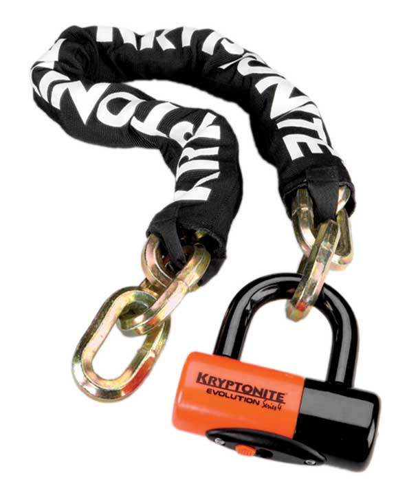 KRYPTONITE クリプトナイト ニューヨークチェーン＆EV4ディスクロック チェーンロック 保管・盗難防止用品