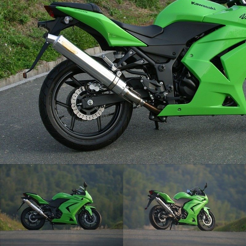 月木レーシング ツキギレーシング TR エキゾーストシステム スリップオン マフラー ニンジャ250R KAWASAKI カワサキ スリップオンマフラー|ウェビック 店