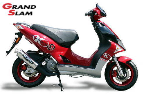 BURIAL ベリアル グランドスラム SUPER9 50 KYMCO キムコ フルエキゾーストマフラー マフラー