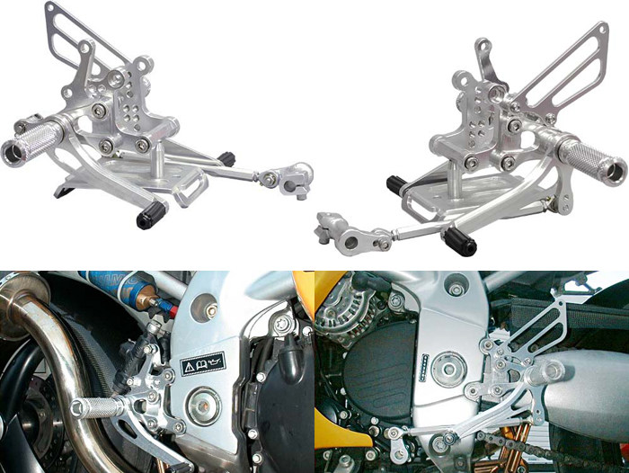 BABYFACE ベビーフェイス [IDEAL] バックステップキット DAYTONA955i SPEED TRIPLE T509 T595DAYTONA TRIUMPH トライアンフ バックステップ ステップ 足回り｜ウェビック　店
