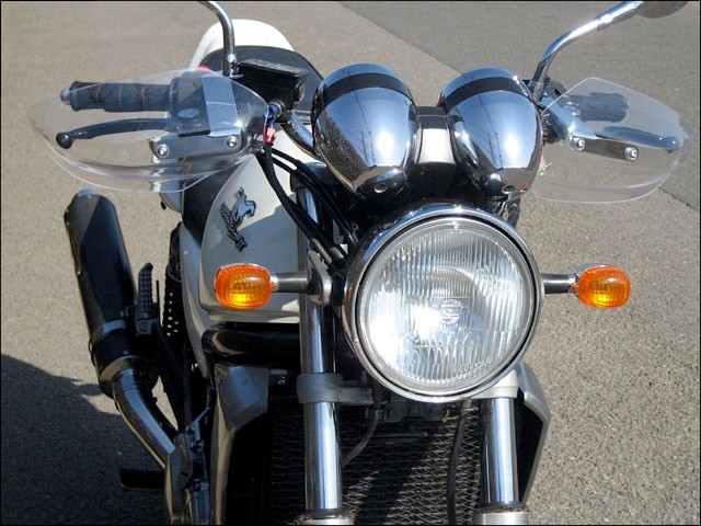 CHIC DESIGN シックデザイン ガイラガントレット バリオス2 KAWASAKI カワサキ ハンドガード・ナックルガード ハンドル周辺パーツ ハンドル