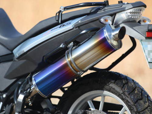 Sasaki sports club ササキスポーツクラブ チタンスリップオンマフラー F800GS F650GS 2気筒用 BMW スリップオンマフラー マフラー｜ウェビック　店