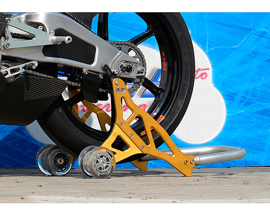 RobbyMotoEngineeringロビーモトエンジニアリングレーシングリアスタンド(Vフックタイプ)カラー:ブラック