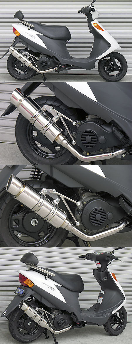WirusWin ウイルズウィン ロイヤルマフラー ポッパータイプ アドレスV125 SUZUKI スズキ フルエキゾーストマフラー マフラー