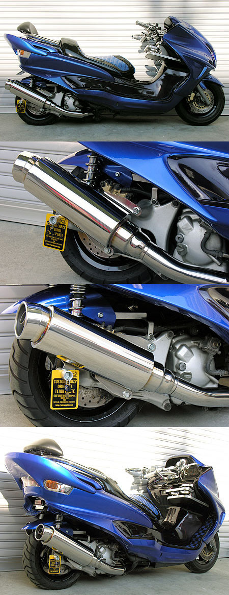 WirusWin ウイルズウィン ステップマフラー マジェスティ250SG03J YAMAHA ヤマハ フルエキゾーストマフラー マフラー