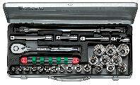 KTC ケイティーシー 12.7sq. ソケットレンチセット ミリ ミリ（1/2ソケット） ソケット ハンドツール｜ウェビック　店