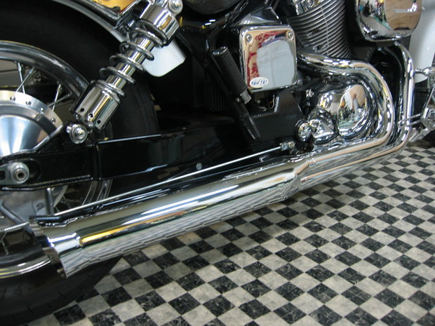 楽天市場】KENTEC ケンテック クラシック2IN1マフラー (FL) シャドウ