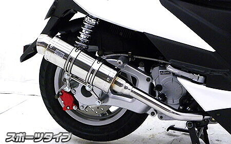 WirusWin ウイルズウィン ロイヤルマフラー スポーツタイプ TIGRA125 PGO フルエキゾーストマフラー マフラー