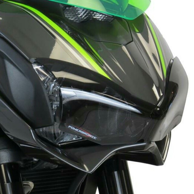 POWERBRONZE ヘッドライトレンズシールド Z900 2017- KAWASAKI カワサキ 外装｜ウェビック　店