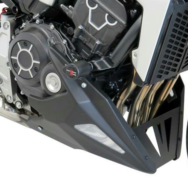 POWERBRONZE アンダーカウル CB1000R 2018- HONDA ホンダ カウル関連 外装 カラー：マットブラック／シルバーメッシュ