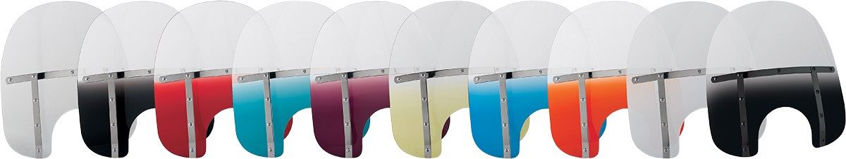 MEMPHIS SHADES メンフィスシェイズ ウインドシールド 19' FATSモデル ルビー 11'ヘッドライト用【19'FATS， 11'LIGHT-RUBY [2312-0027]】 HARLEY-DAVIDSON ハーレーダビッドソン KAWASAKI カワサキ スクリーン 外装｜ウェビック　店
