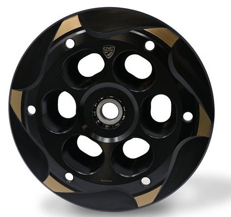 CNC Racing シーエヌシーレーシング ベアリング付きスリッパークラッチプレッシャプレート Brutale 800 RC Rosso E5 RR Dragster Stradale Turismo Veloce MV AGUSTA アグスタ クラッチプレッシャープレート 駆動系 カラー:ブラック/シルバー