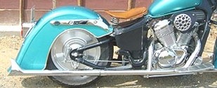 American Dreams アメリカンドリームス 2in1 ストレートフィッシュマフラー 低重音タイプ スティード400 スティード600 HONDA ホンダ フルエキゾーストマフラー マフラー｜ウェビック　店