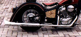 American Dreams アメリカンドリームス 2in1 ロングバズーカフィッシュマフラー スティード400 HONDA ホンダ フルエキゾーストマフラー マフラー 42,557円