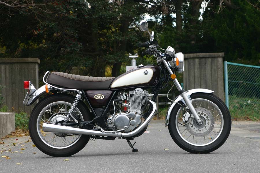NOJIMA ノジマ ビンテージメガホン クローム スリップオンマフラー SR400 YAMAHA ヤマハ マフラー
