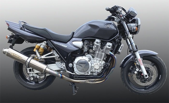 techserfu テックサーフ [ALL TITANIUM Exhaust TYPE-2] オールチタニウムエキゾーストマフラー タイプ-2 XJR1300 XJR1200 YAMAHA ヤマハ フルエキゾーストマフラー マフラー エキゾースト表面仕上げ：研磨 / サイレンサー構造素材：ステンレス｜ウェビック　店