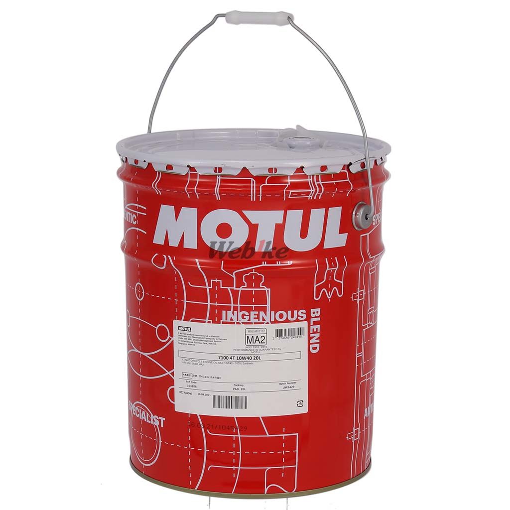 楽天市場】MOTUL モチュール 7100 4T 【10W60】【4サイクルオイル】 容量：20L : ウェビック 楽天市場店