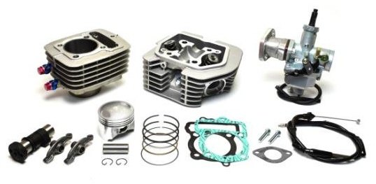 CLIPPING POINT クリッピングポイント ハイパワー115cc＋ハイカムST-1＋ビッグキャブ22Φノーマルクリーナー用 エイプ100TypeD HONDA ホンダ ボアアップキット エンジンパーツ エンジン