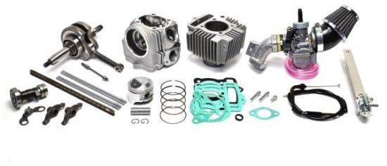 CLIPPING POINT クリッピングポイント ハイパワー115cc＋ハイカム＋ビッグキャブ24Φ＆クリーナー(KEIHIN) リトルカブ HONDA ホンダ ボアアップキット エンジンパーツ エンジン