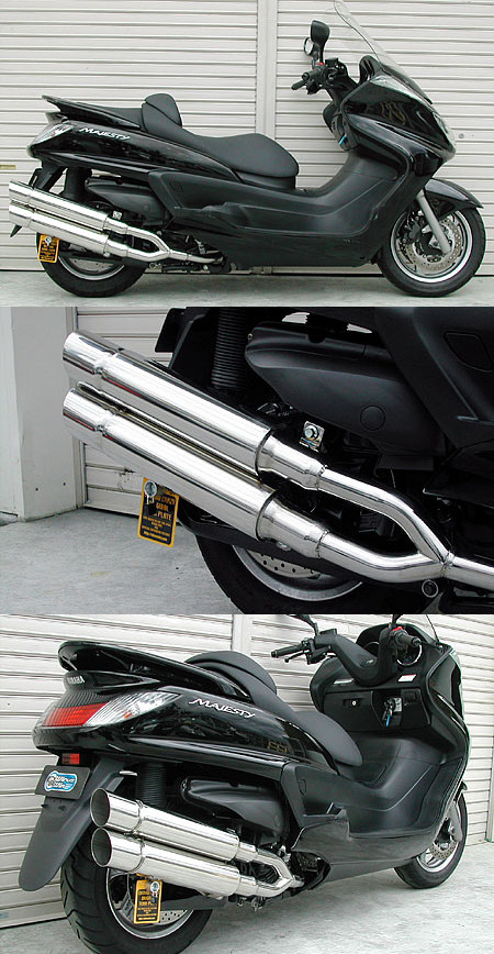 WirusWin ウイルズウィン スタイリッシュツインマフラー ポッパータイプ グランドマジェスティ 250 YAMAHA ヤマハ フルエキゾーストマフラー マフラー 30,311円