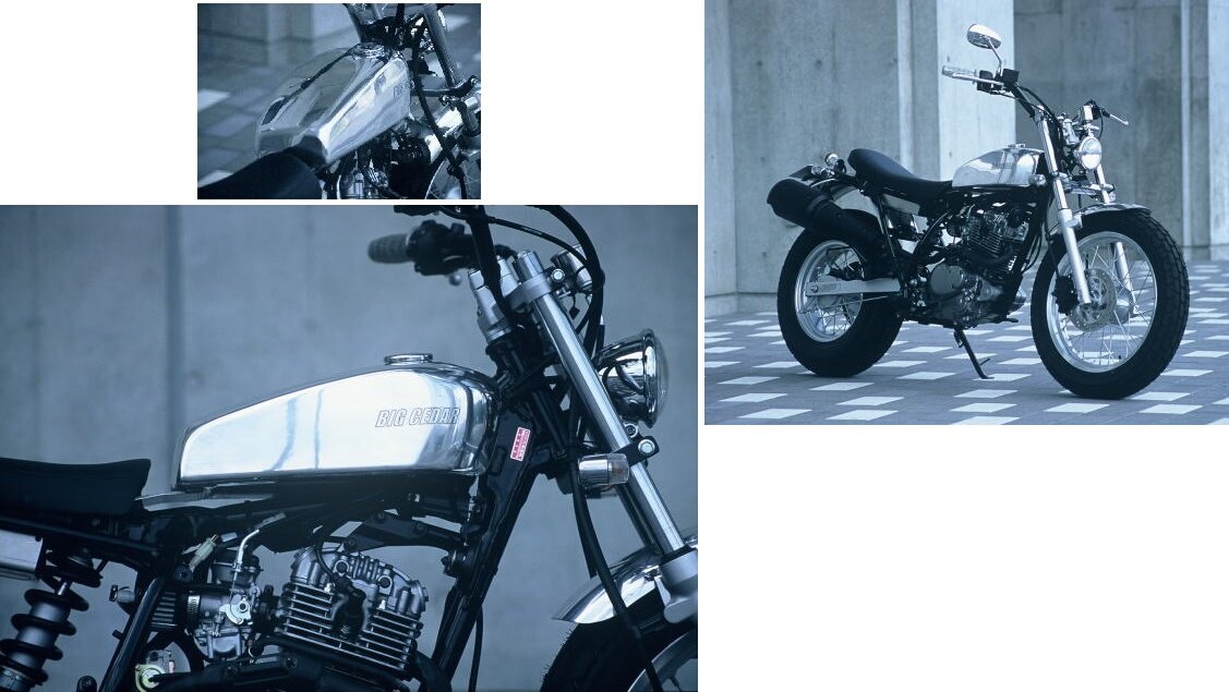 楽天市場】スズキ バンバン/VANVAN 200 アルミタンク TYPE-4 BIGCEDAR