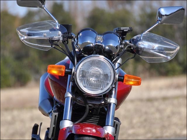 CHIC DESIGN シックデザイン ガイラガントレット ホーネット250 HONDA ホンダ ハンドガード・ナックルガード ハンドル周辺パーツ ハンドル｜ウェビック　店