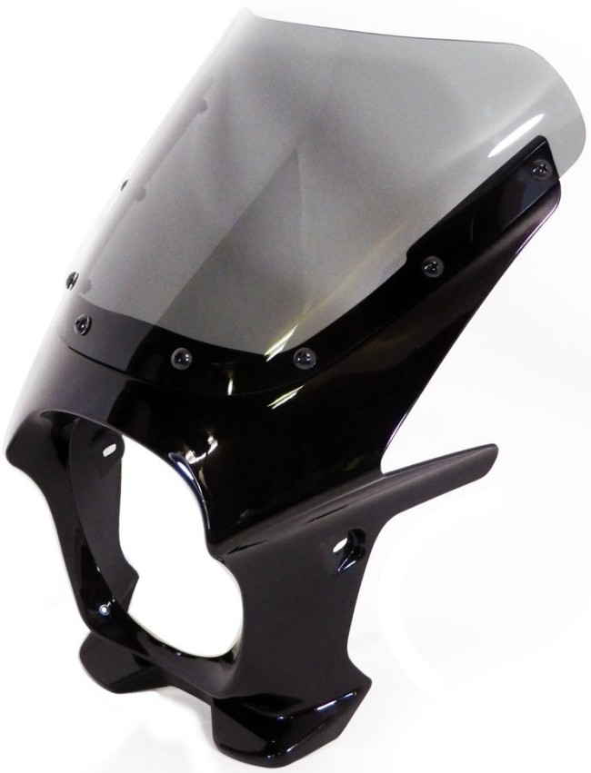 World Walk ワールドウォーク 汎用ビキニカウル DS-01 【Rタイプ】 HONDA ホンダ YAMAHA ヤマハ SUZUKI スズキ KAWASAKI カワサキ ビキニカウル カウル関連 外装 カラー:ブラック2 / スクリーンカラー:クリア|ウェビック 店