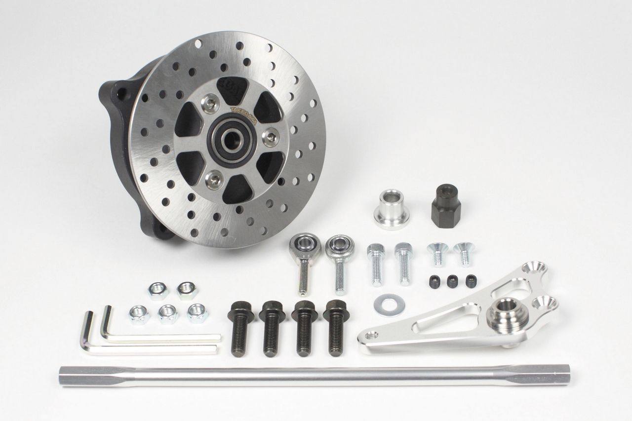 SP武川 SPタケガワ リヤディスクブレーキSUB ASSY(ノーマルホイール用) エイプ100 HONDA ホンダ ブレーキディスクローター ブレーキ｜ウェビック　店