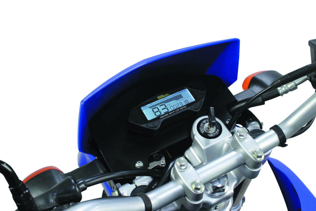 SP武川 SPタケガワ スクエアマルチLCDメーターキット(XTZ125専用) XTZ125 YAMAHA ヤマハ 多機能タコ・スピードデジタルメーター メーター・インジケーター関係 電装系