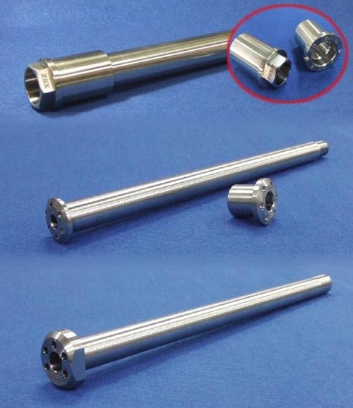 CLEVER LIGHT クレバーライト チタンシャフト3点セット KAWASAKI カワサキ アクスルシャフト ホイール関連 足回り フロントアクスル用ナット：純正フォーク用