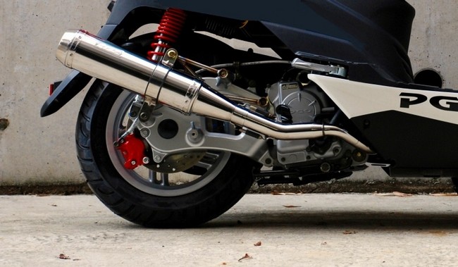 Good-Stage グッドステージ TIGRA125 フルエキゾーストマフラー SUS PGO マフラー