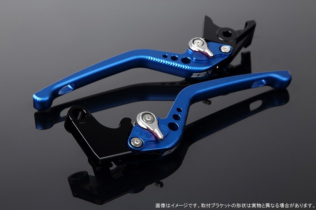 SPEEDRA スピードラ アルミビレットアジャストレバーセット 3Dロング CB1300SF CBR1100XX ST1300A ST1300 VFR800 HONDA ホンダ ブレーキ・クラッチレバーセット ハンドル周辺パーツ ハンドル レバー本体カラー:マットブルー / アジャスターカラー:マットシルバー|ウェビック 店