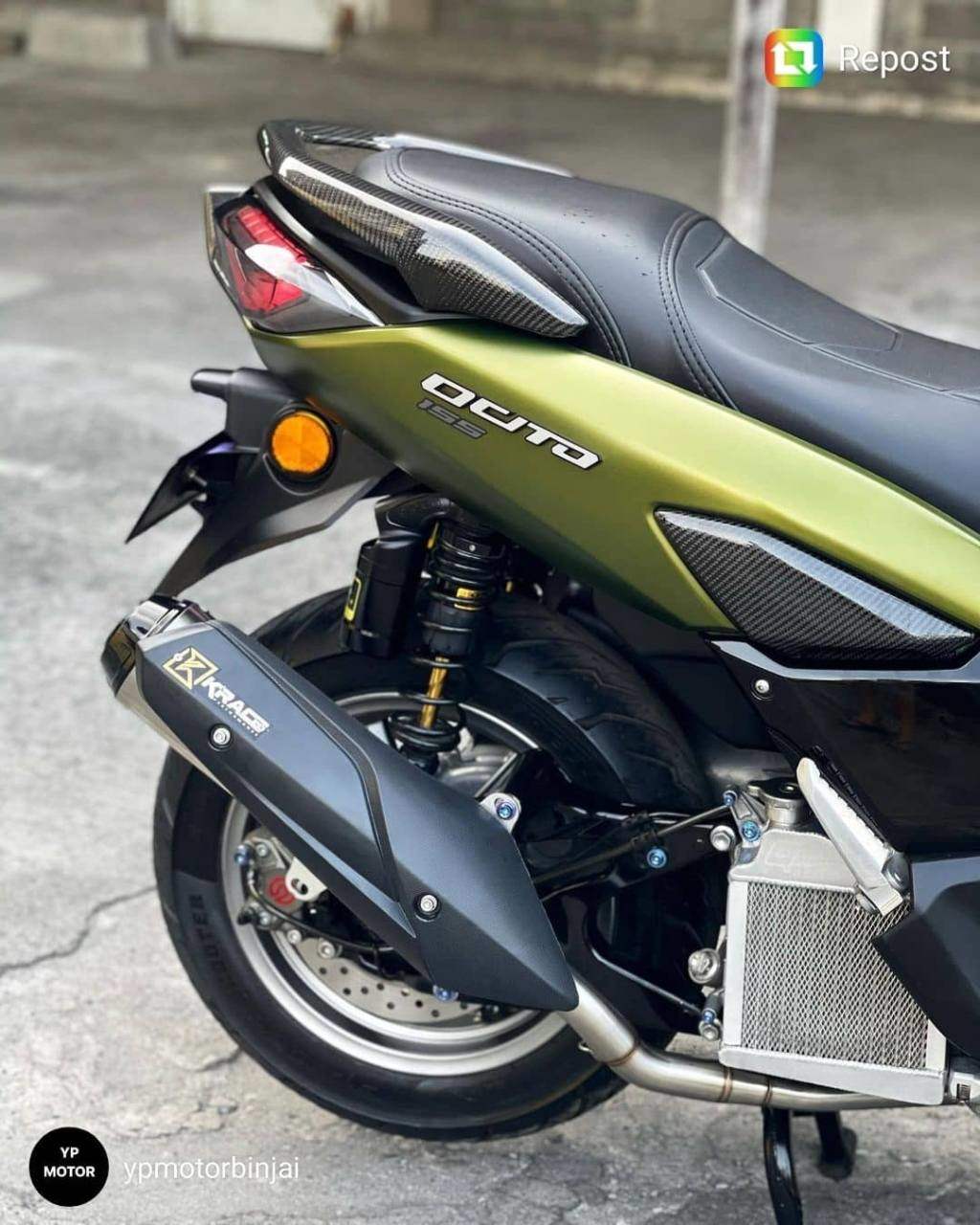 K-RACE ケーレース Standard Racing Full System Exhaust Bore Up フルエキゾーストマフラー NMAX 155 YAMAHA ヤマハ マフラー