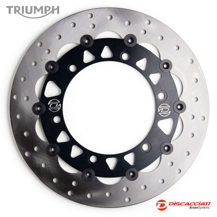 DISCACCIATI ディスカチャーティー フロントフローティングディスク2 ADVENTURE 900 LEGEND TT THRUXTON THUNDERBIRD TRIUMPH トライアンフ ブレーキディスクローター ブレーキ画像