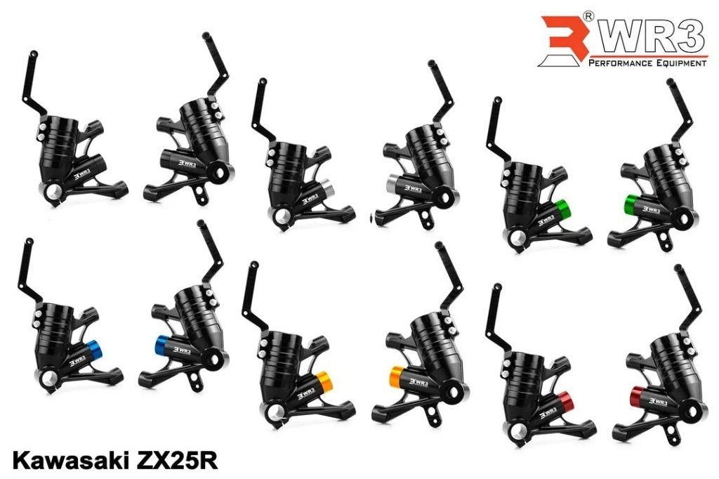 WR3ダブルアールスリーFrontForkBottomCase入数:2pcs.(LeftandRight)/カラー:BlackBody/RedCoverZX-25RKAWASAKIカワサキ