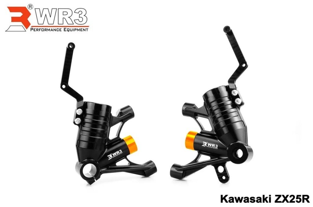WR3ダブルアールスリーFrontForkBottomCase入数:2pcs.(LeftandRight)/カラー:BlackBody/RedCoverZX-25RKAWASAKIカワサキ