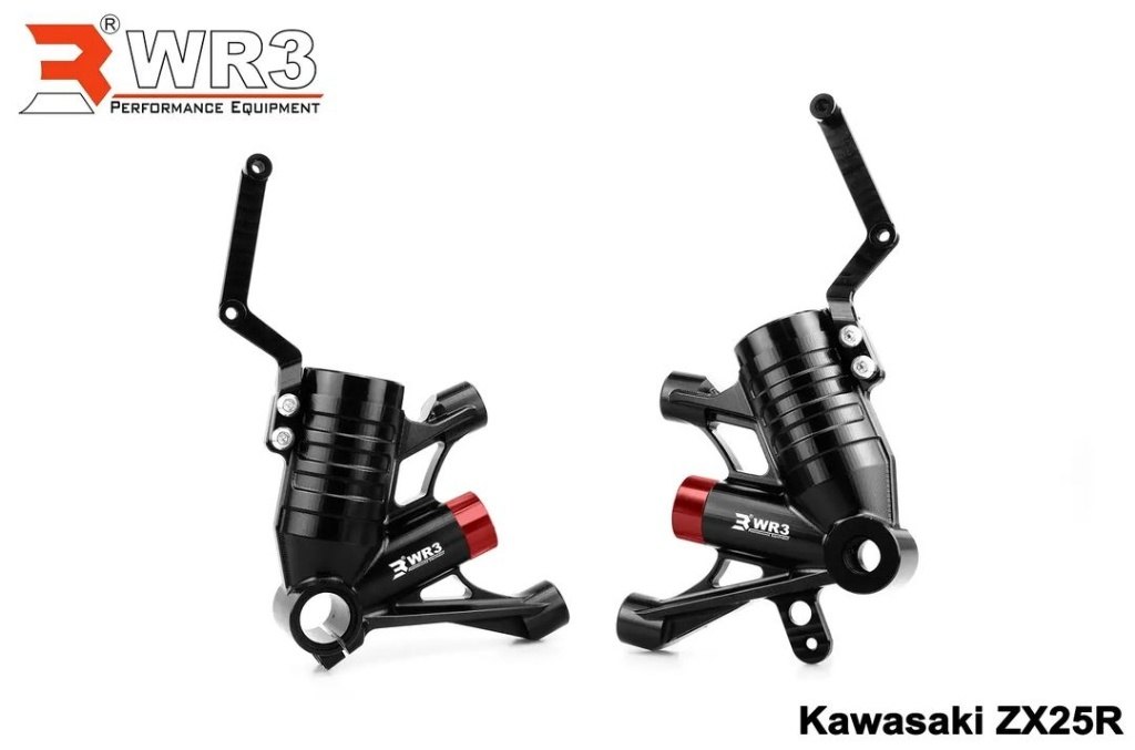 WR3ダブルアールスリーFrontForkBottomCase入数:2pcs.(LeftandRight)/カラー:BlackBody/RedCoverZX-25RKAWASAKIカワサキ