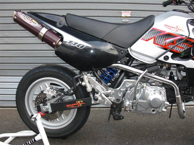 Assn　ksr110ノジマチタンマフラー ノジマエンジニアリング NOJIMA ノジマ ファサームMチタン フル
