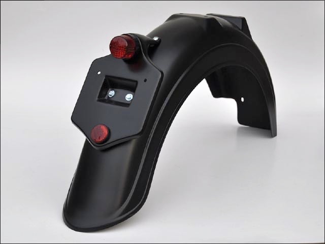 KAWASAKI ステンレスショートフェンダー (リア) W800 ステンレスショートフェンダー リア（ルーカステール付き）W400